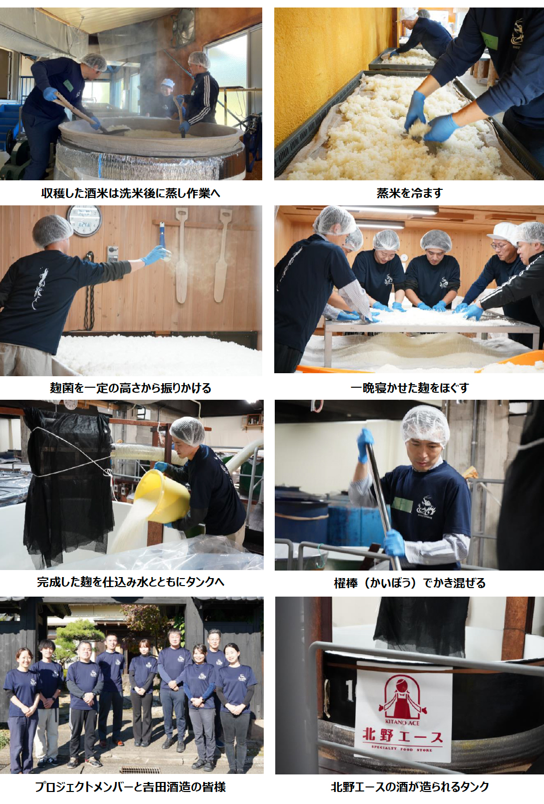 10月下旬酒造りの工程を体験