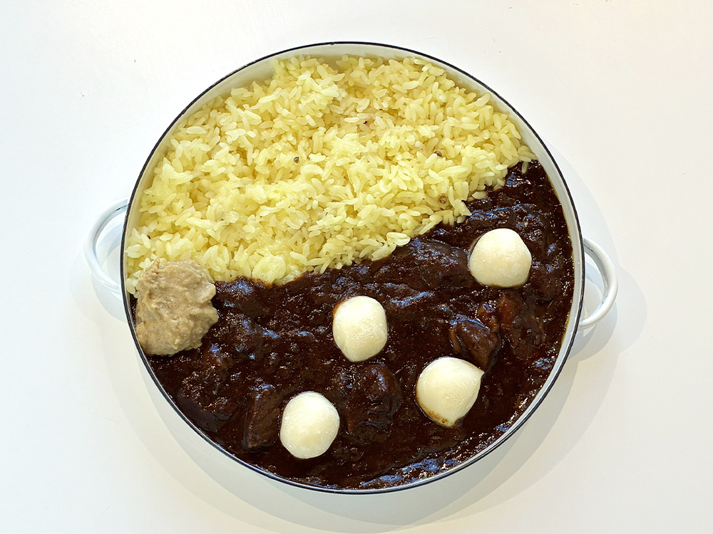 ホルモンカレー×生姜×納豆