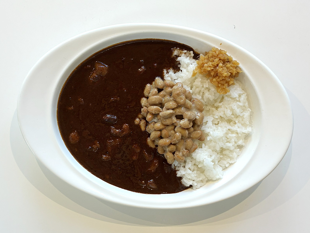 ホルモンカレー×生姜×納豆