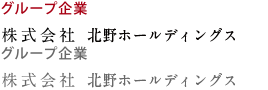 株式会社北野ホールディングス